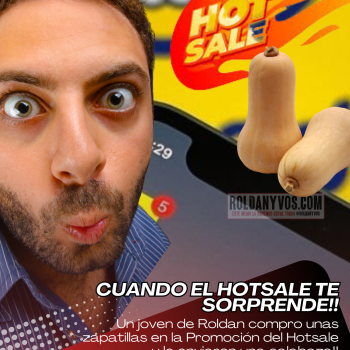 HotSale en Roldán: pidió zapatillas por Mercado Libre y recibió… ¡una calabaza!
